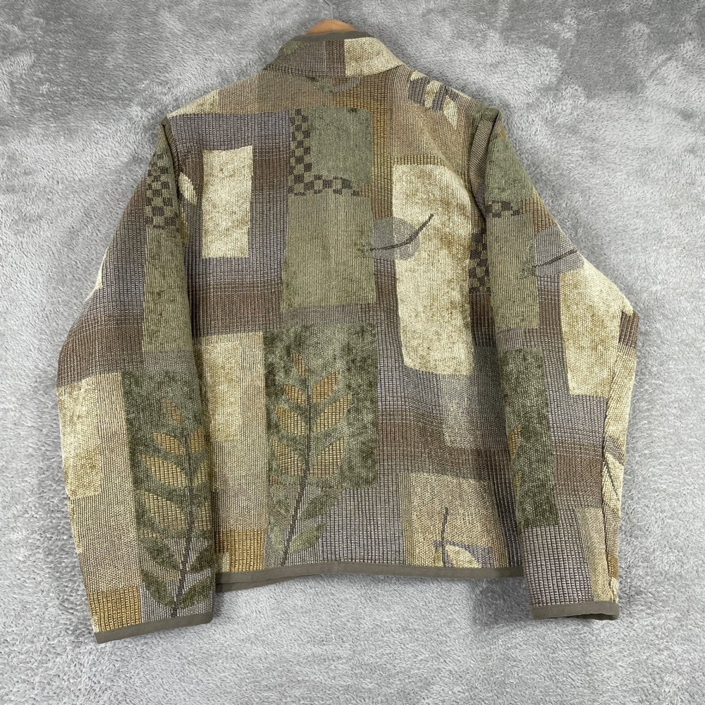 Barn Fly Tapestry Patchwork Zip Up Jacket Womens … - image 2